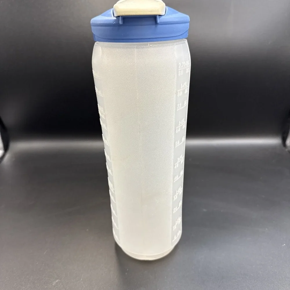 Rubbermaid Servin' Saver 2.75 Qt Beverage Container Jug Blue Flip Top Lid #0459
